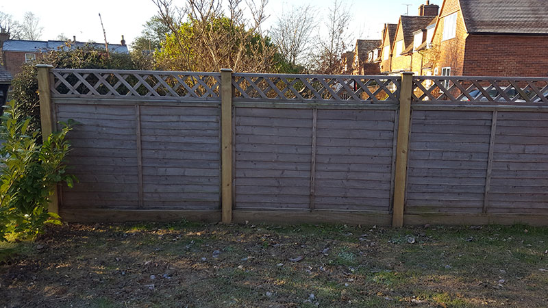 Waney Edge panels & diamond trellis Nettlebed Sawmill