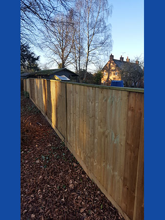 Closeboard fencing Nettlebed Sawmill